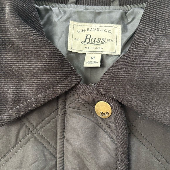 NWT GH Bass & CO Quilted Black Barn Jacket - Picture 12 of 14